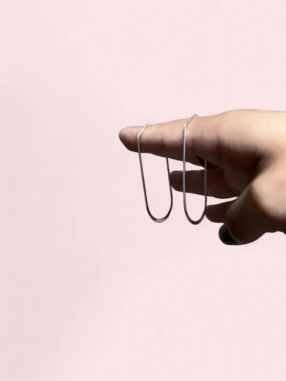 N/A silver hoops